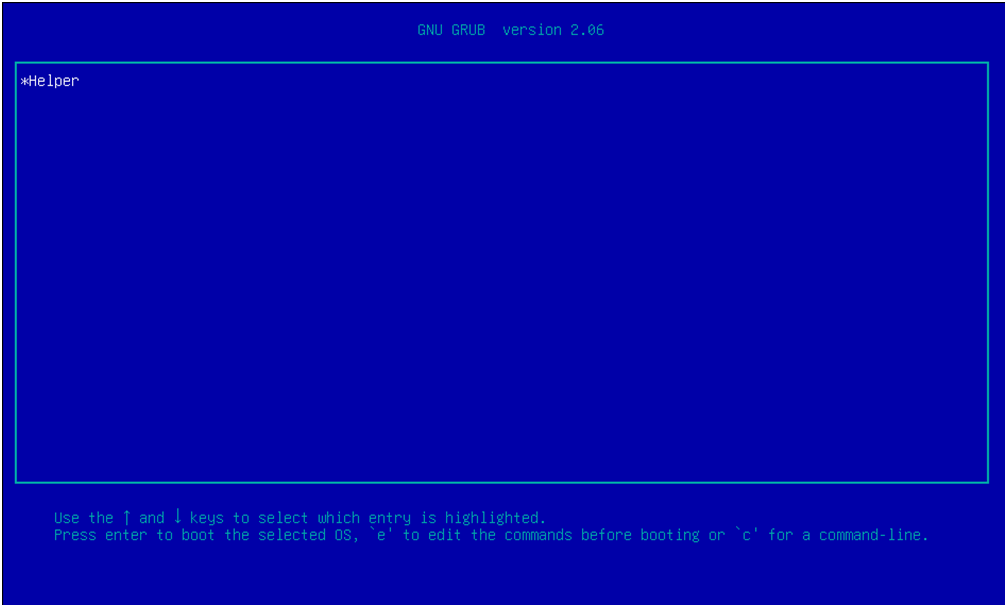 Рисунок 33 – Загрузка служебной ОС в режиме UEFI